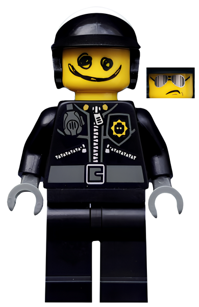 Минифигурка Lego Scribble-Face Bad Cop, The LEGO Movie tlm007 U